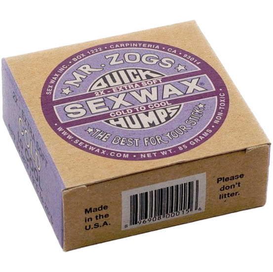 2026 Sex Wax Quick Humps Cool To Cold Surf Wax Swwqh - Lilla